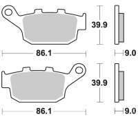 BRAKING Тормозные колодки 956CM56