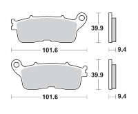 BRAKING Тормозные колодки 957CM56
