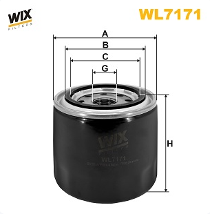 Фільтр масляний WIX WL7171