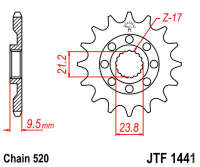 Звезда передняя JT JTF1441.13
