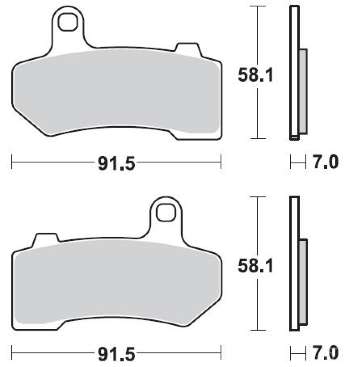 BRAKING Тормозные колодки 934CM77