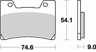BRAKING Тормозные колодки 729SM1