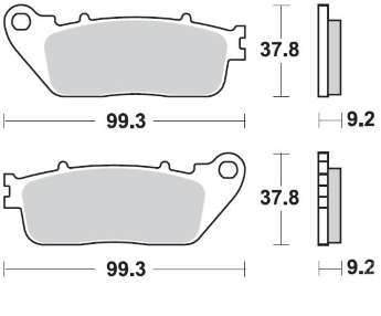 BRAKING Тормозные колодки 942CM56