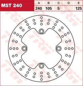 Тормозной диск LUCAS MST240