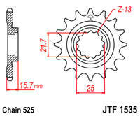 Звезда передняя JT JTF1535.15