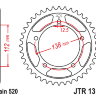 Зірка задня JT JTR1316.43