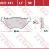 Гальмівні колодки задні YAMAHA TDM 900 (2002-2013)