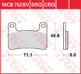 Колодки тормозные LUCAS MCB752SV