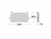 BRAKING Тормозные колодки 971CM55