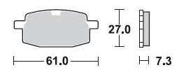 BRAKING Тормозные колодки 744SM1