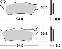 BRAKING Тормозные колодки 746CM44