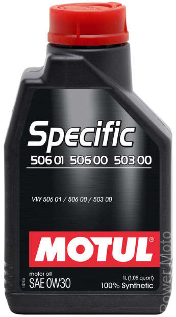 MOTUL SPECIFIC VW 506 01 506 00 503 00 0w30