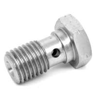 HEL Stainless Steel Single Banjo Bolt 3/8 x 24
