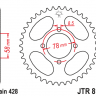 Звезда задняя JT JTR810.50