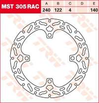 Тормозной диск LUCAS MST305RAC