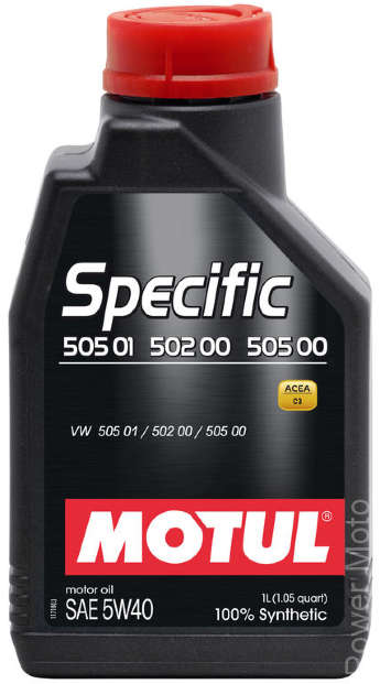 Моторное масло MOTUL SPECIFIC VW 505 01 502 00 5W40