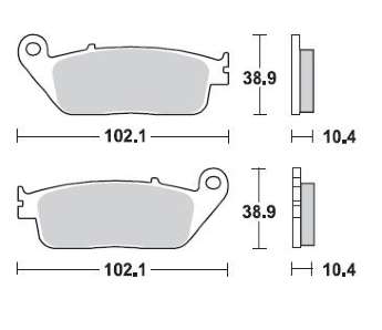 BRAKING Тормозные колодки 748SM1