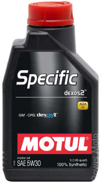 Моторное масло MOTUL SPECIFIC DEXOS2 5W-30