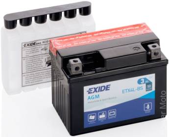 Акумулятор EXIDE ETX4L-BS = YTX4L-BS