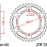 Звезда задняя JT JTR1307.42