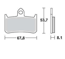 BRAKING Тормозные колодки 756CM55