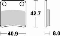 BRAKING Тормозные колодки 757SM1