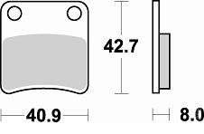 BRAKING Тормозные колодки 757SM1