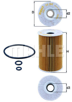 MAHLE OX388DECO