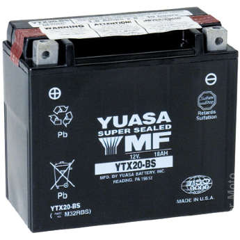 Аккумулятор YUASA YTX20-BS