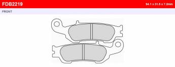Колодки тормозные Ferodo FDB2219SG = FDB2219SG PLUS