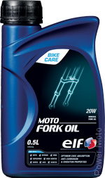 Олива в вилку ELF MOTO FORK OIL 20W 0,5л.