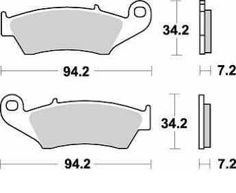 BRAKING Тормозные колодки 772CM44