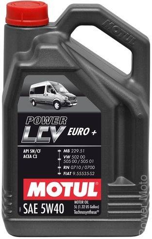 MOTUL POWER LCV EURO+ SAE 5W40 (5L)