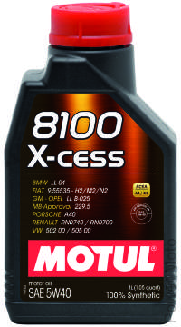 Моторное масло MOTUL 8100 X-CESS GEN2 5W-40