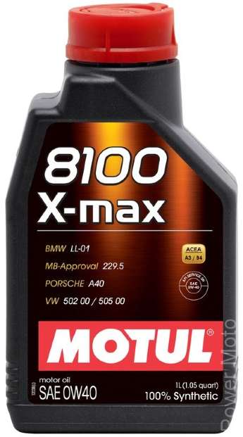 Моторное масло MOTUL 8100 X-max 0W-40