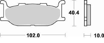 Гальмівні колодки передні YAMAHA XVS 400 DRAG STAR 96-01