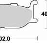 Гальмівні колодки передні YAMAHA XVS 400 DRAG STAR 96-01