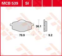 Колодки тормозные LUCAS MCB539
