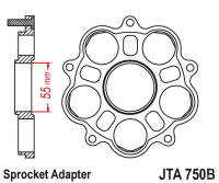 Переходник адаптер для DUCATI JT JTA750B