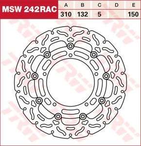 Тормозной диск LUCAS MSW242RAC