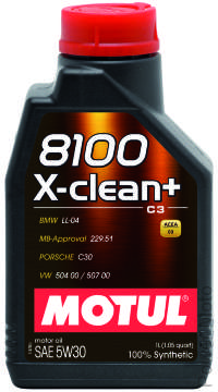 Моторное масло MOTUL 8100 X-clean+ 5W-30