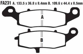 Тормозные колодки EBC FA231HH