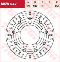 Тормозной диск LUCAS MSW247