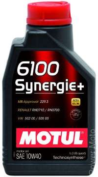 Моторна олива MOTUL 6100 Synergie+ 10W-40
