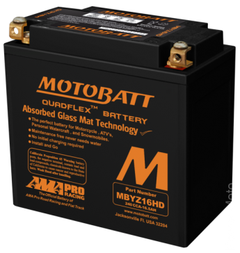 Акумуляторна батарея Motobatt MBYZ16HD