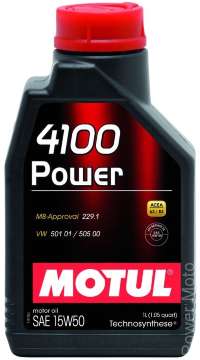 Моторное масло MOTUL 4100 Power 15W-50