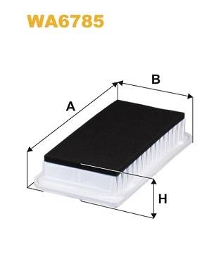 Фільтр повітря WIX WA6785 = FN AP142/3