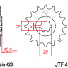 Звезда передняя JT JTF410.14