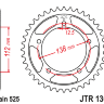 Звезда задняя JT JTR1304.47