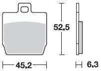 BRAKING Тормозные колодки 814SM1